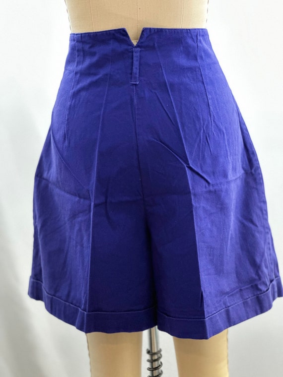 Vintage 90s Express Purple  High Waisted Cotton S… - image 4