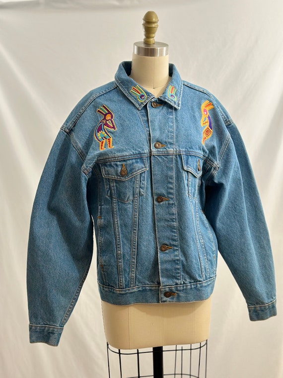 Vintage 90s Limited Edition Jake Stuart Tribal Novelty Print