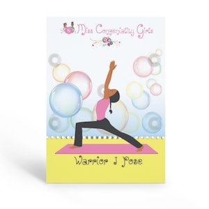 Set di carte yoga interattive afro-americane, mazzo di carte yoga, corpo, mente e spirito, meditazione, riflessione, carte twist