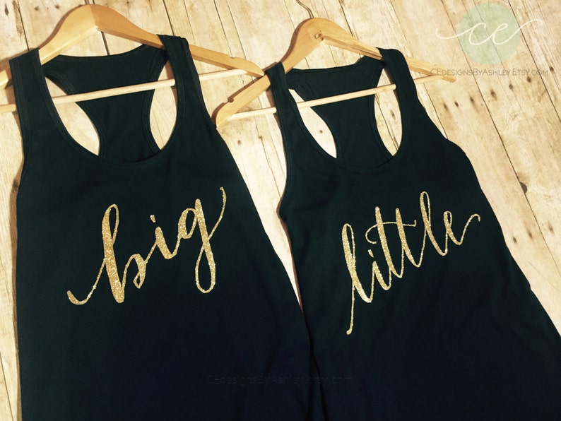 Big little shirts big little sorority Big Little tank tops Etsy