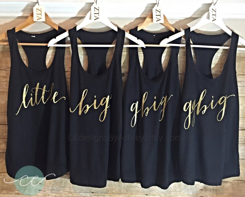 Big Little Reveal Big Little Tank Top Big Little Sorority Etsy