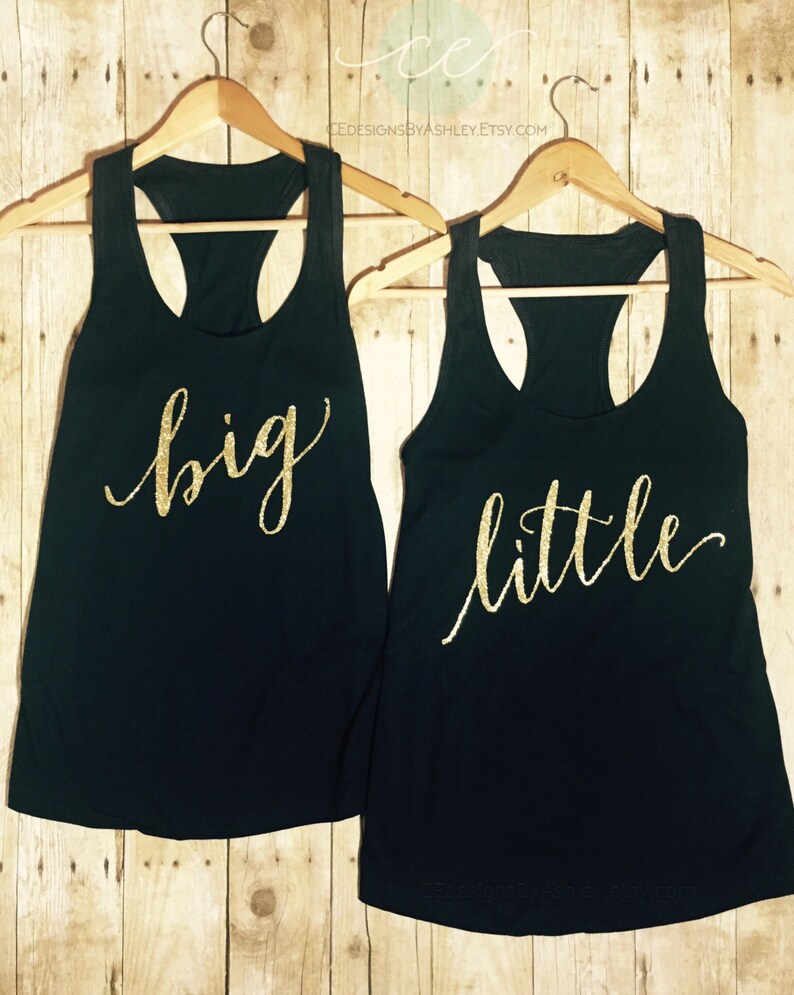 Big Little Reveal Big Little Tank Top Big Little Sorority Etsy