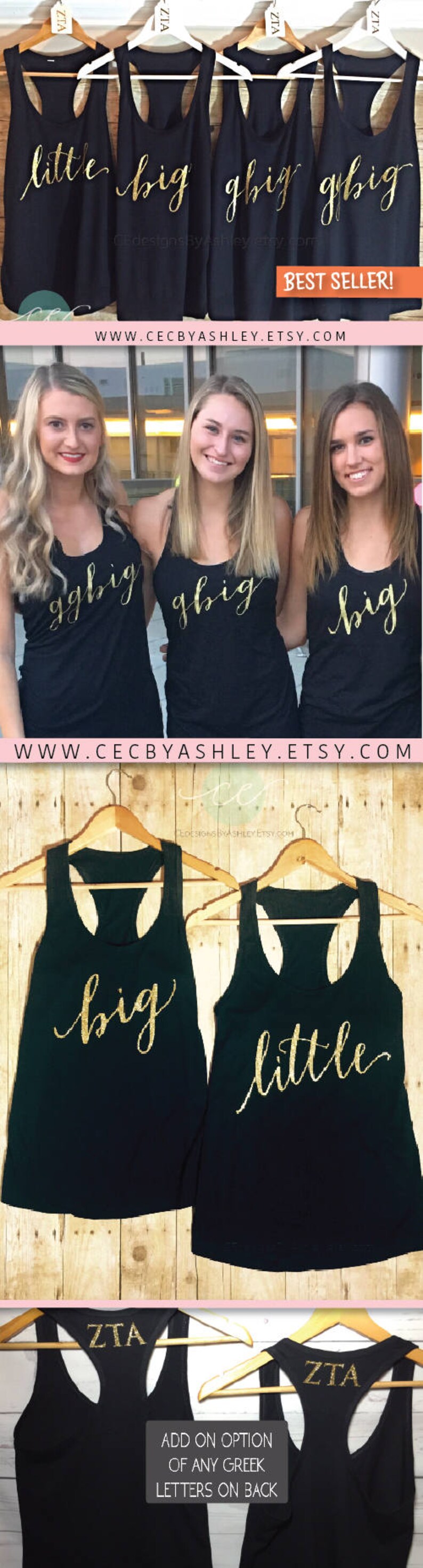 Big Little Reveal Big Little Tank Top Big Little Sorority Etsy