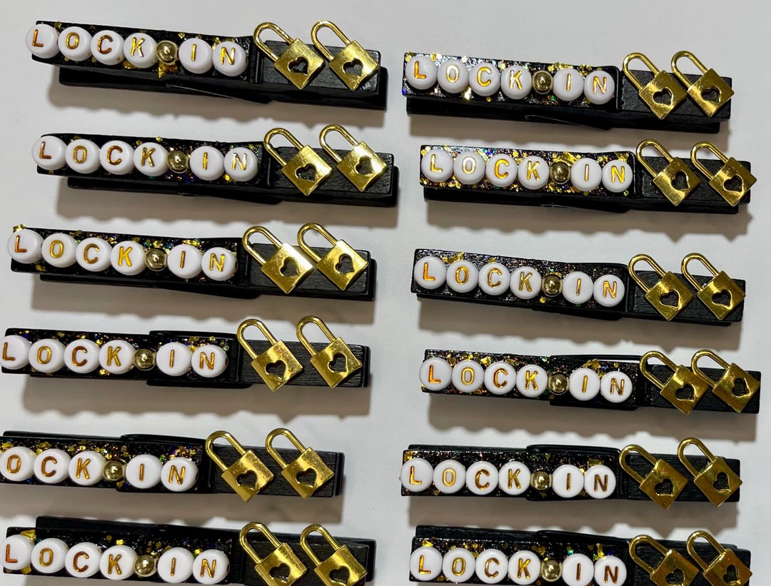 Lock in Pins | 6 Pack - Etsy