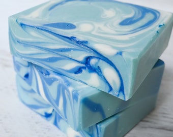 Dancing Water Scented Cold Process Artisan Soap - with Cocoa Butter