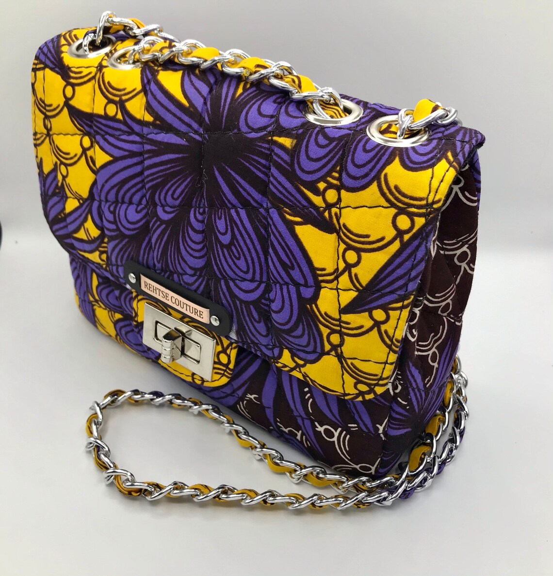 Lagos African Print mini Handbag Etsy