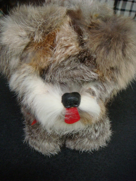 rabbit fur stuffed animals