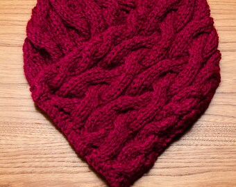 Plaited Cowl Knitting Pattern