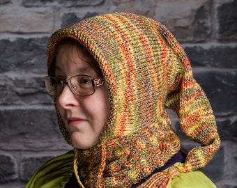 Pixie Hood Knitting Pattern