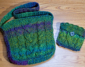 Plaited Handbag & Purse Knitting Pattern