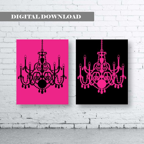 Chandelier Prints Set Of Two 2instant Image 0