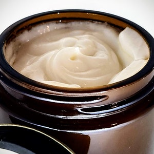 Creamy and Soothing Handcrafted Men's Face Lotion - 1oz, 2oz or 4oz - Refines, Protects, Smooths, Moisturizes