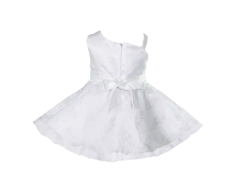Girls Christening Party Dress Flower Girl Lilac White Pink Etsy