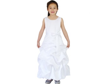 Cinda White Holy Communion Dress Flower Girl Dress