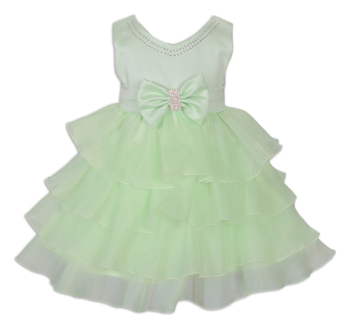 Baby Girls Party Dress Flower Girl Dress 6 9 12 18 24 Months Etsy