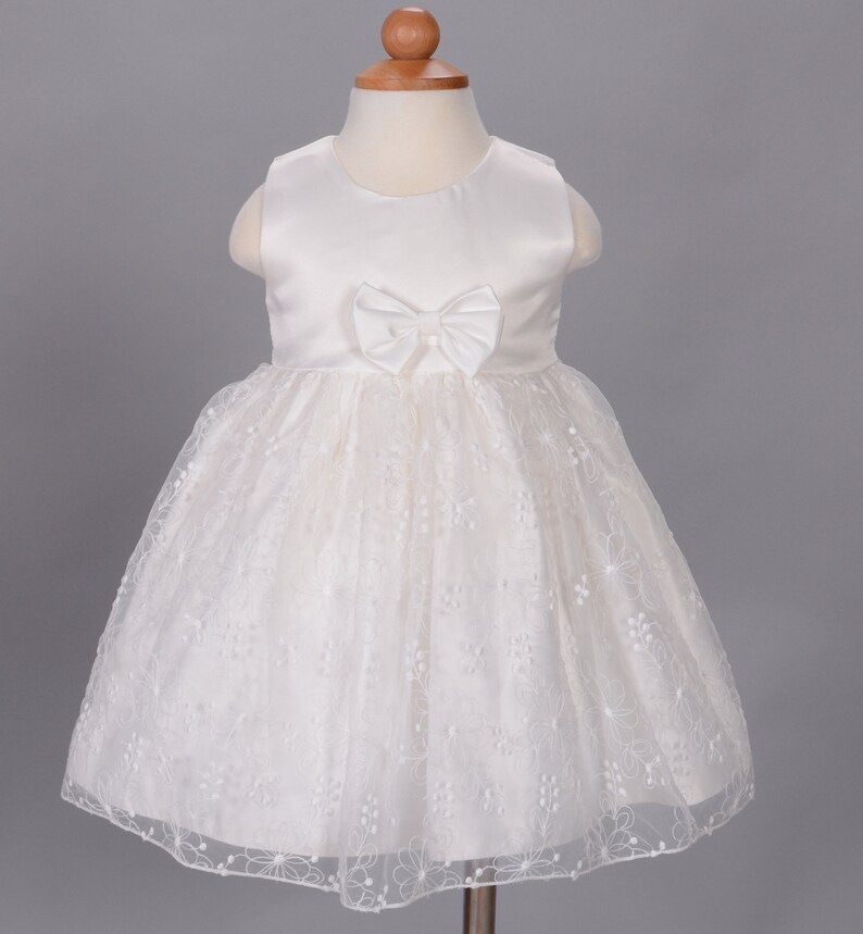 Baby Christening Party Dress and Cape White Ivory 3 6 9 12 18 Etsy UK
