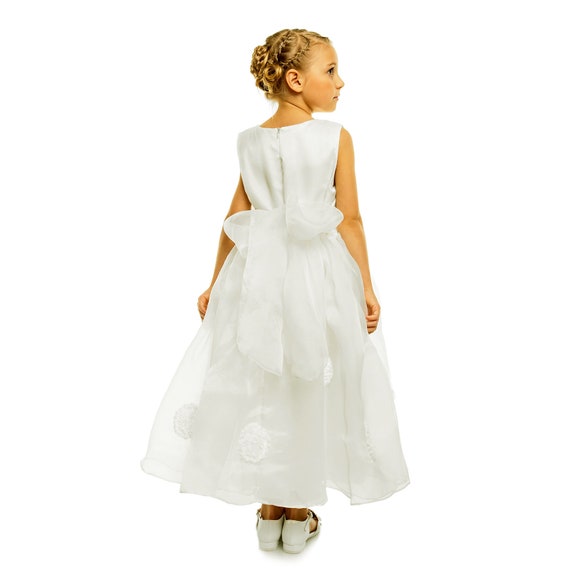 Cinda Girls Ivory Lace Bridesmaid Dress Flower Child 2 3 4 5 6 7 8 Cinda Girls Ivory Lace Bridesmaid Dress Flower Child 2 3 4 5 6 7 8