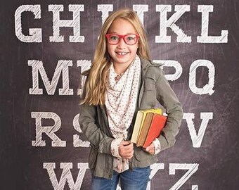 Back to Chalkboards Photo Backdrop // PolyPaper Photography Backdrop // SIZES: 5'x6' //