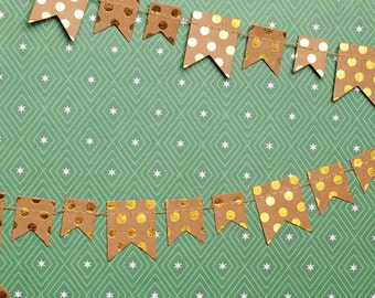 Gold Flags Photo Backdrop