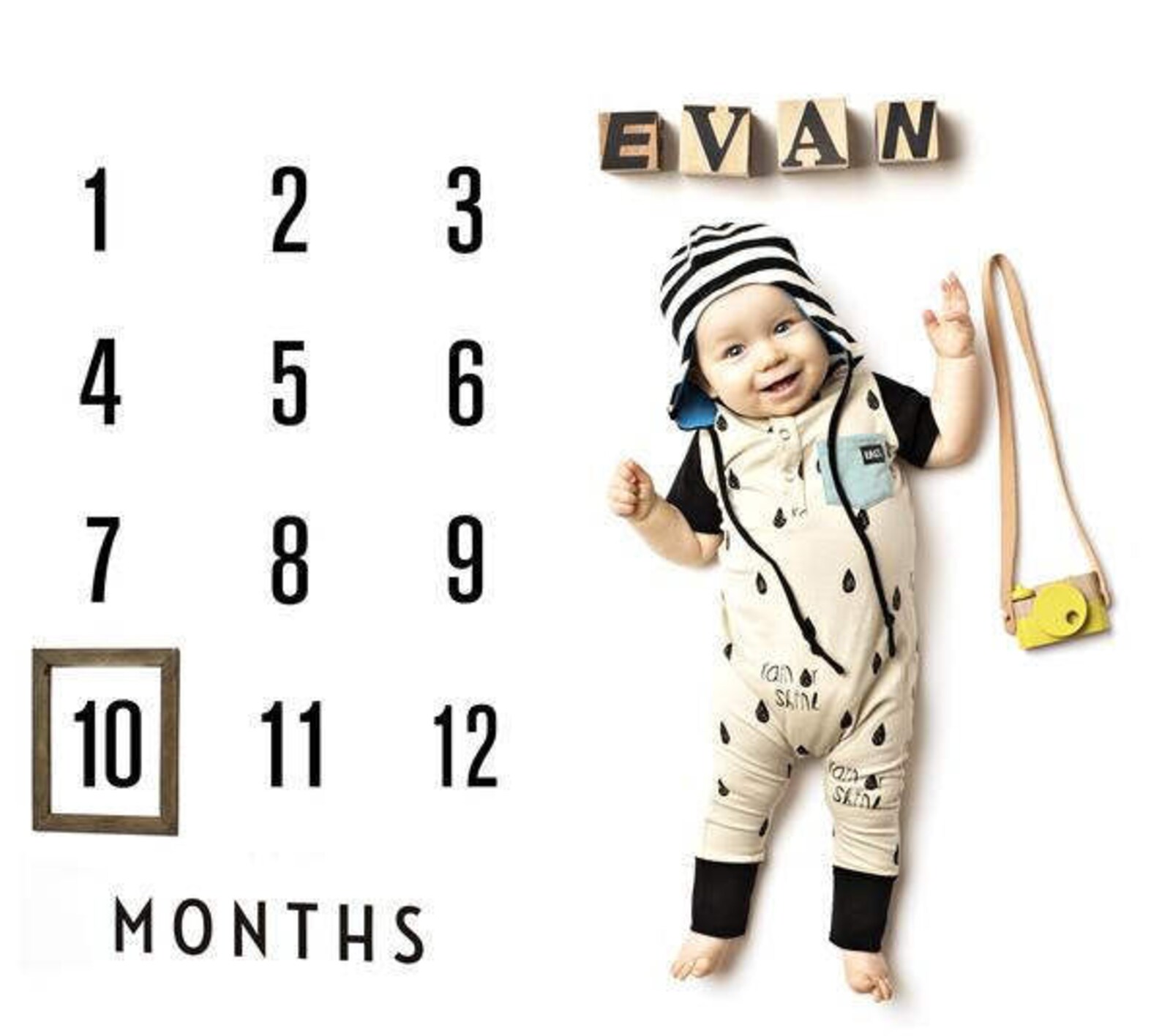 48 X 48 // Calendar Photo Backdrop // Polypaper - Etsy