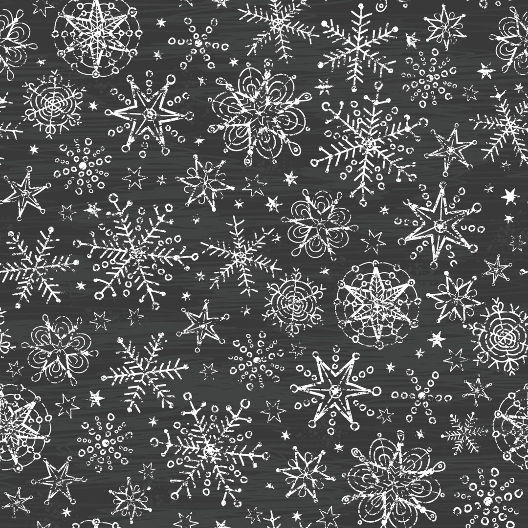 Snowflake Chalk Photo Backdrop - Etsy