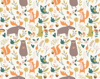 Fall Critters Photo Backdrop // PolyPaper Photography Backdrop // SIZES: 5'x5', 5'x6', 5'x7', 5'x8' //