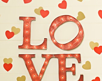 Love on the Marquee Photo Backdrop