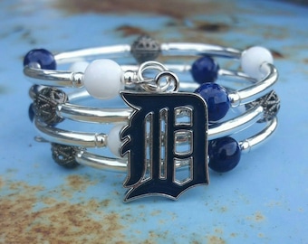 Detroit Tigers Wrap Bracelet