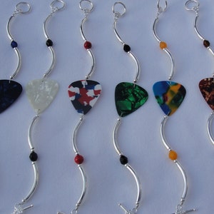 Guitar pic bracelet