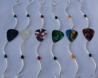 Guitar pic bracelet