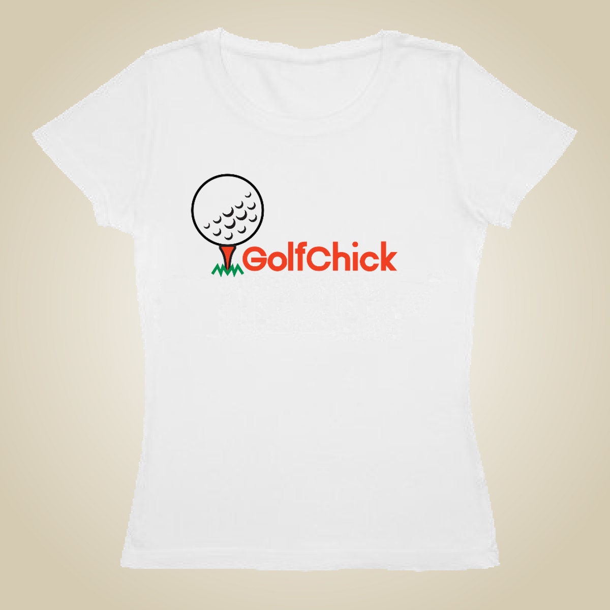 Women's golf shirt Golf Chick Logo Etsy