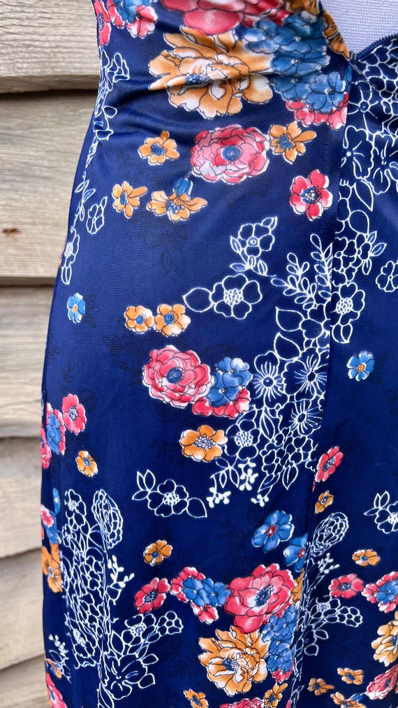 1970's Floral Maxi Vacation Dress - image 3