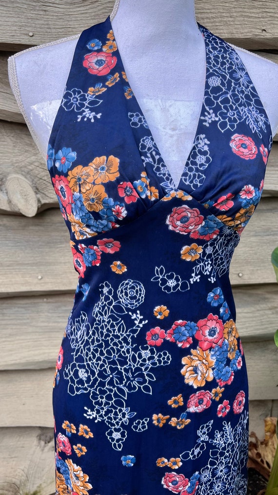 1970's Floral Maxi Vacation Dress - image 2