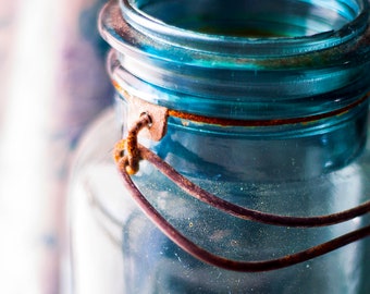 VintageBlue Mason Jar