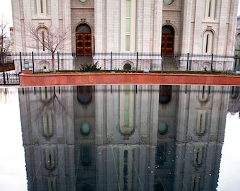 Reflections of the Temple, Salt Lake City Temple, The Church of Jesus Christ of Latter-day Saints