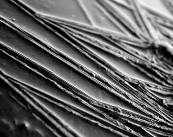 Black Ice Crystals