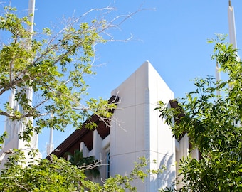 Las Vegas Temple, Temple Print, Home Decor