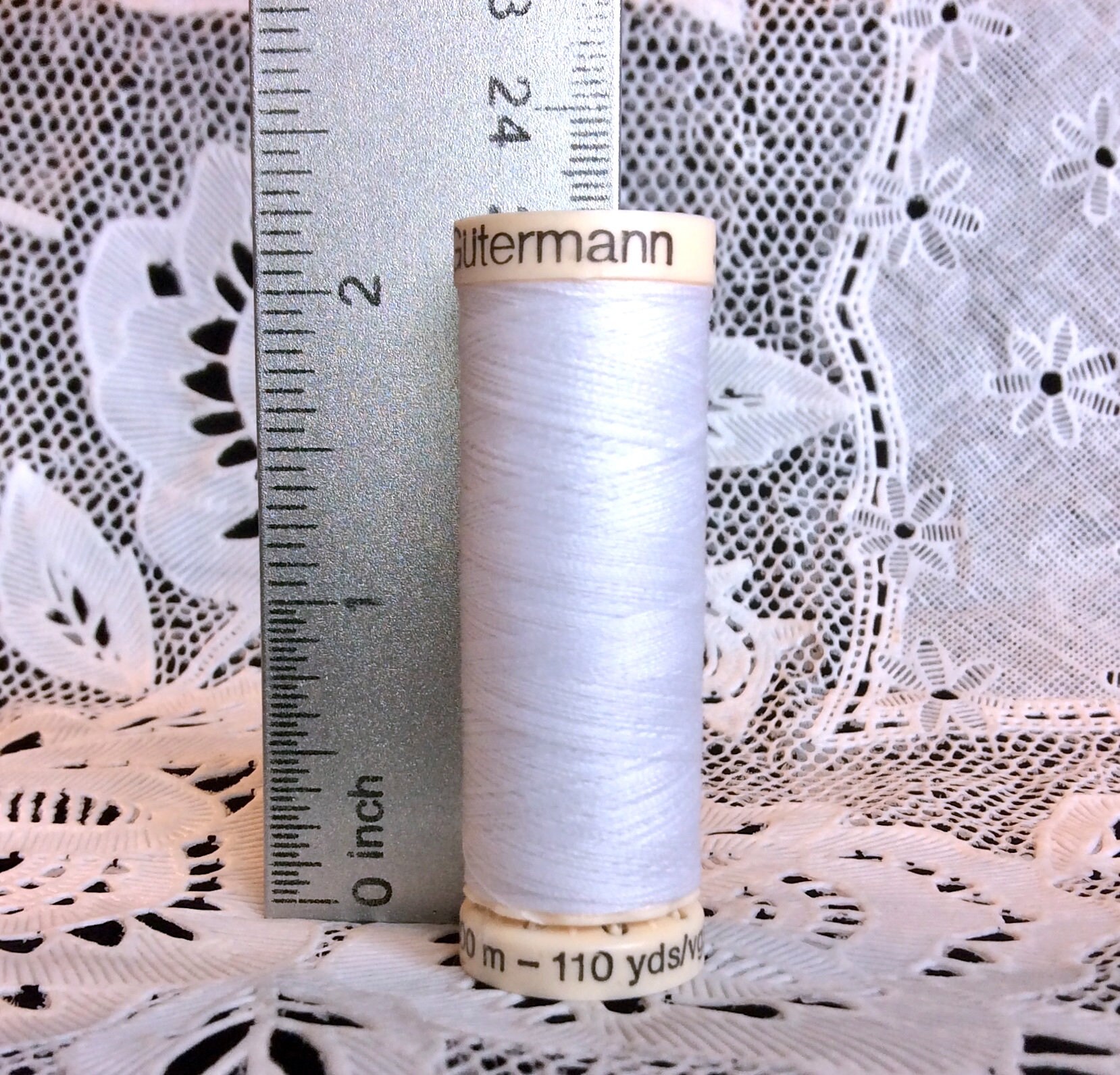 6 NEW different colors GUTERMANN 100% polyester thread 110 yard spools