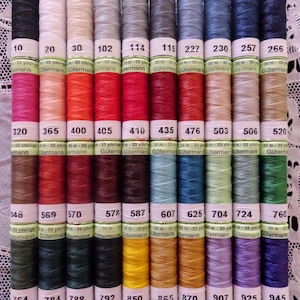 40 Heavy Duty GUTERMANN 100% Polyester Topstitching Thread 33 yard spools