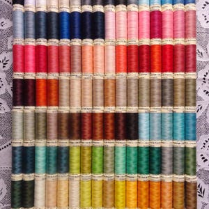 130 NEW 110 yard spools 100% polyester GUTERMANN sew-all thread