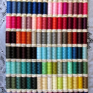128 NEW 110 yard spools 100% polyester GUTERMANN sew-all thread