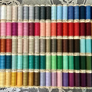 98 NEW 110 yard spools 100% polyester GUTERMANN sew-all thread