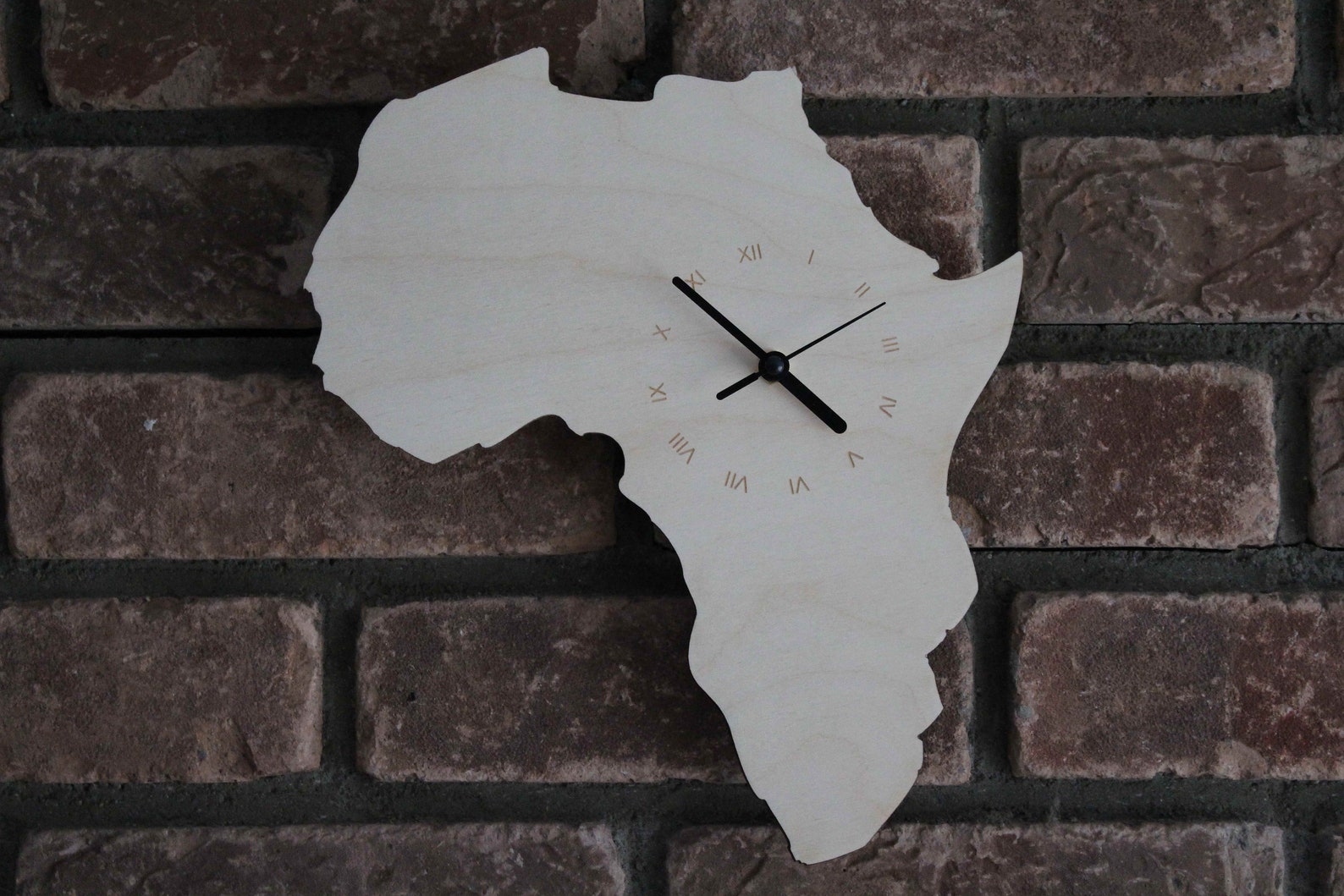 Formato de .dxf reloj de África. Laser CNC Router Water-jet - Etsy México