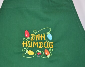 Christmas Apron - Bah Humbug