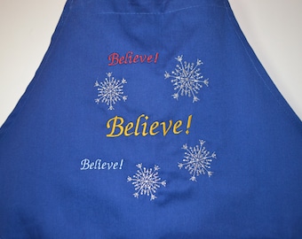 Christmas Apron - Believe