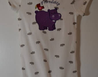 Friendship/Embroidered Bodysuit/Onesie