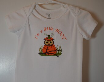 I'm a little HOOT/Embroidered Bodysuit/Onesie