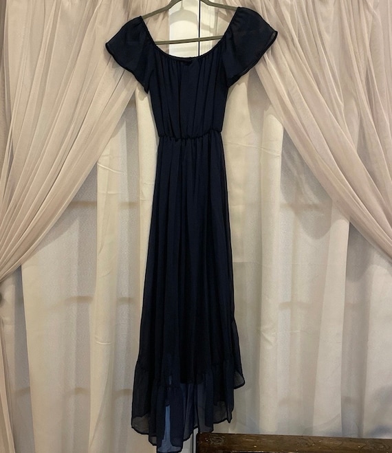 modcloth maxi dress GUNNE SAX for ModCloth Jacqueline High Collar Prairie Maxi Dress