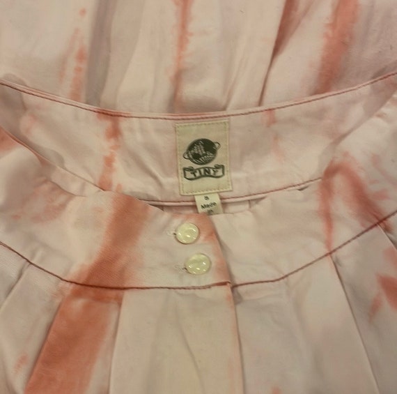 Anthropologie Tiny Ansley Pink Tie Dye Cotton Wra… - image 4