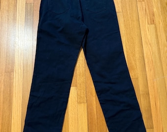 Harley Davidson Black Denim Jeans Pants Size 36x32